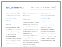 Tablet Screenshot of joelgriffith.net